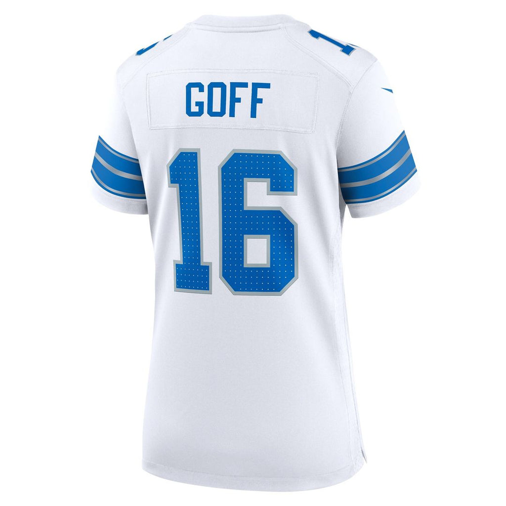 Jared Goff Detroit Lions Nike Women's Game Jersey - White Official NFL Team Apparel Football Fan Gear
