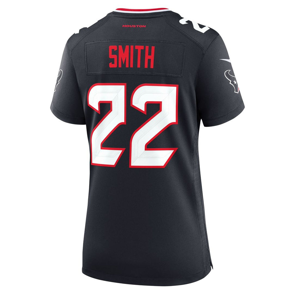 Jaylin Smith Houston Texans Nike Women's Team Game Jersey - Navy Official NFL Team Apparel Football Fan Gear