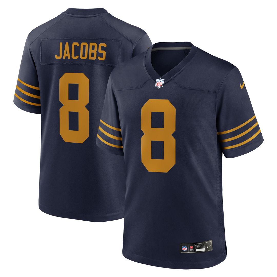 Josh Jacobs Green Bay Packers Nike The 1923 Classic Game Jersey - Navy Official NFL Team Apparel Football Fan Gear