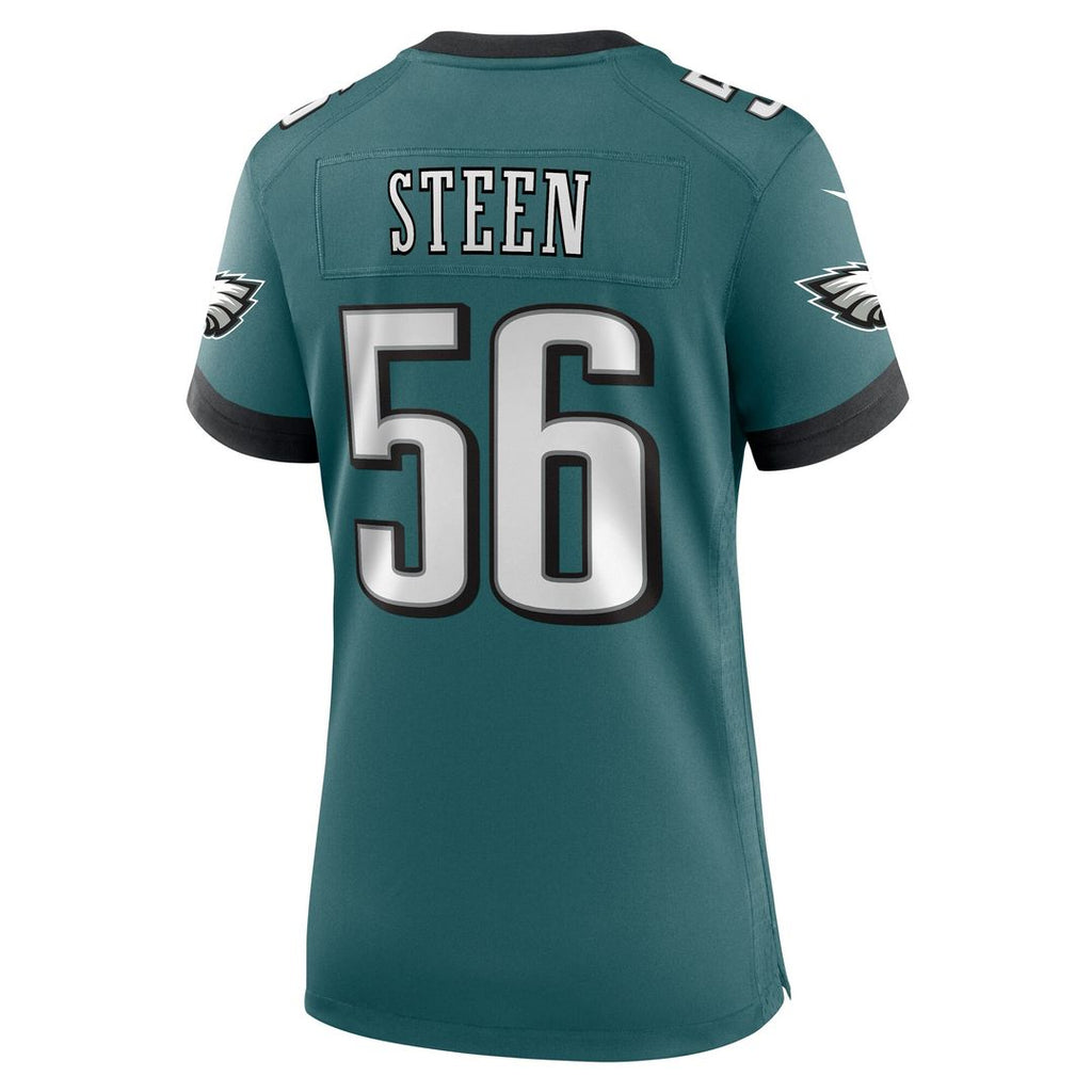 Tyler Steen Philadelphia Eagles Nike Women's Team Game Jersey - Midnight Green Official NFL Team Apparel Football Fan Gear