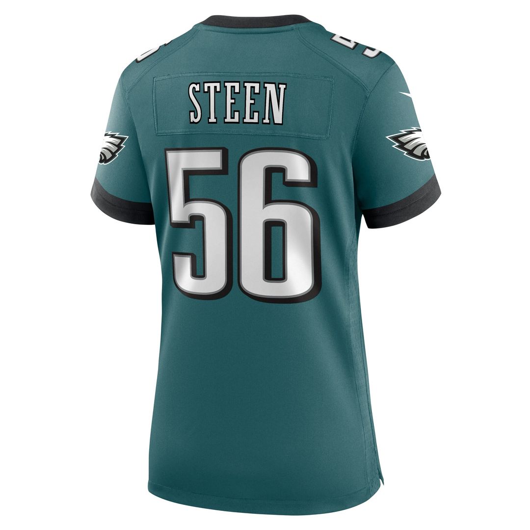 Tyler Steen Philadelphia Eagles Nike Women's Team Game Jersey - Midnight Green Official NFL Team Apparel Football Fan Gear