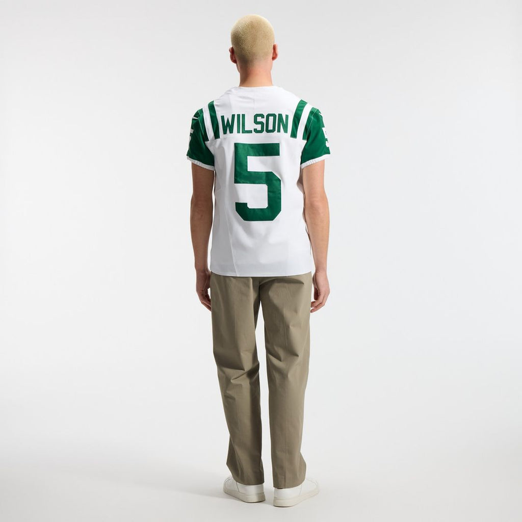 Garrett Wilson New York Jets Nike Classic Alternate Vapor F.U.S.E. Elite Jersey - White Official NFL Team Apparel Football Fan Gear