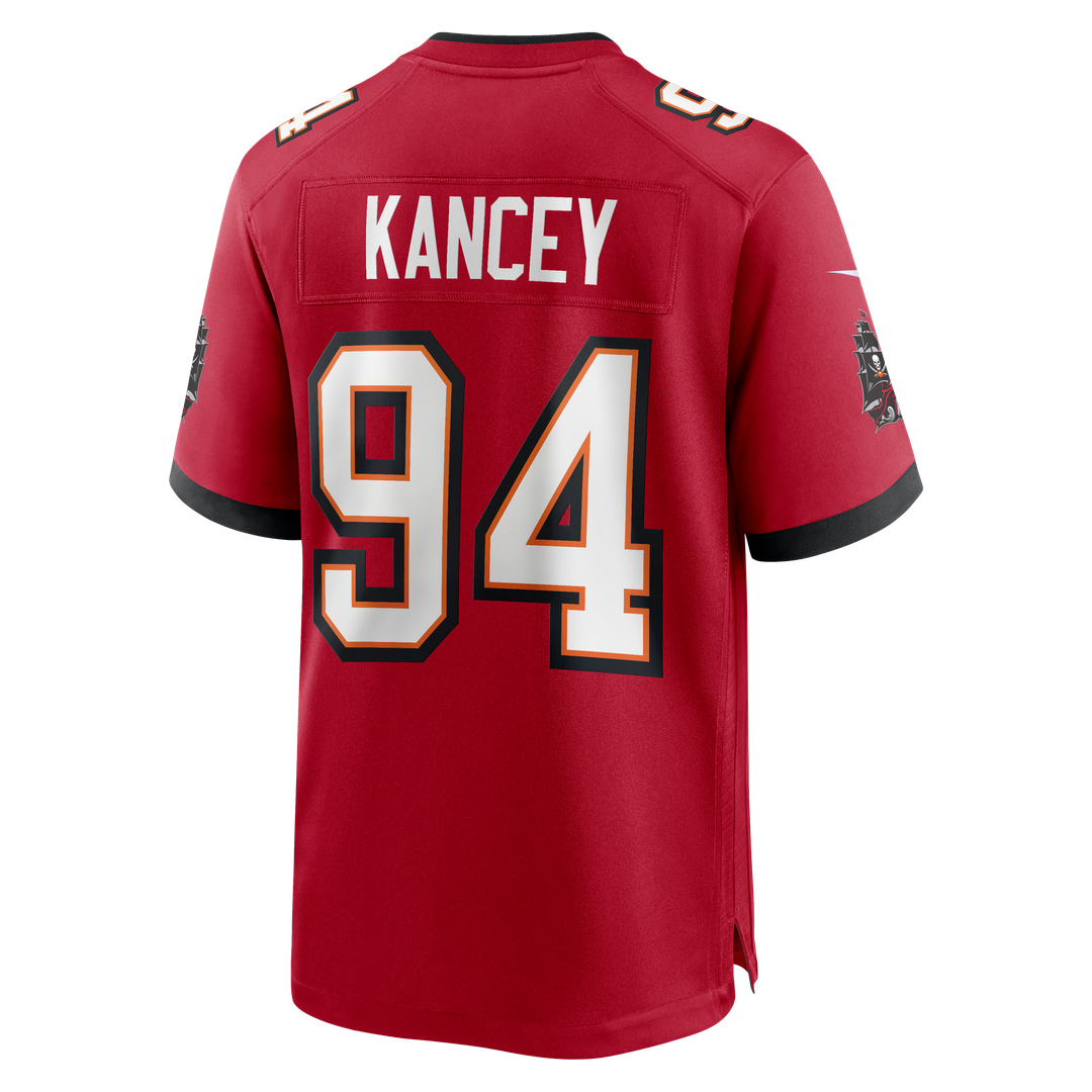 Calijah Kancey Tampa Bay Buccaneers Nike Game Jersey - Red Official NFL Team Apparel Football Fan Gear