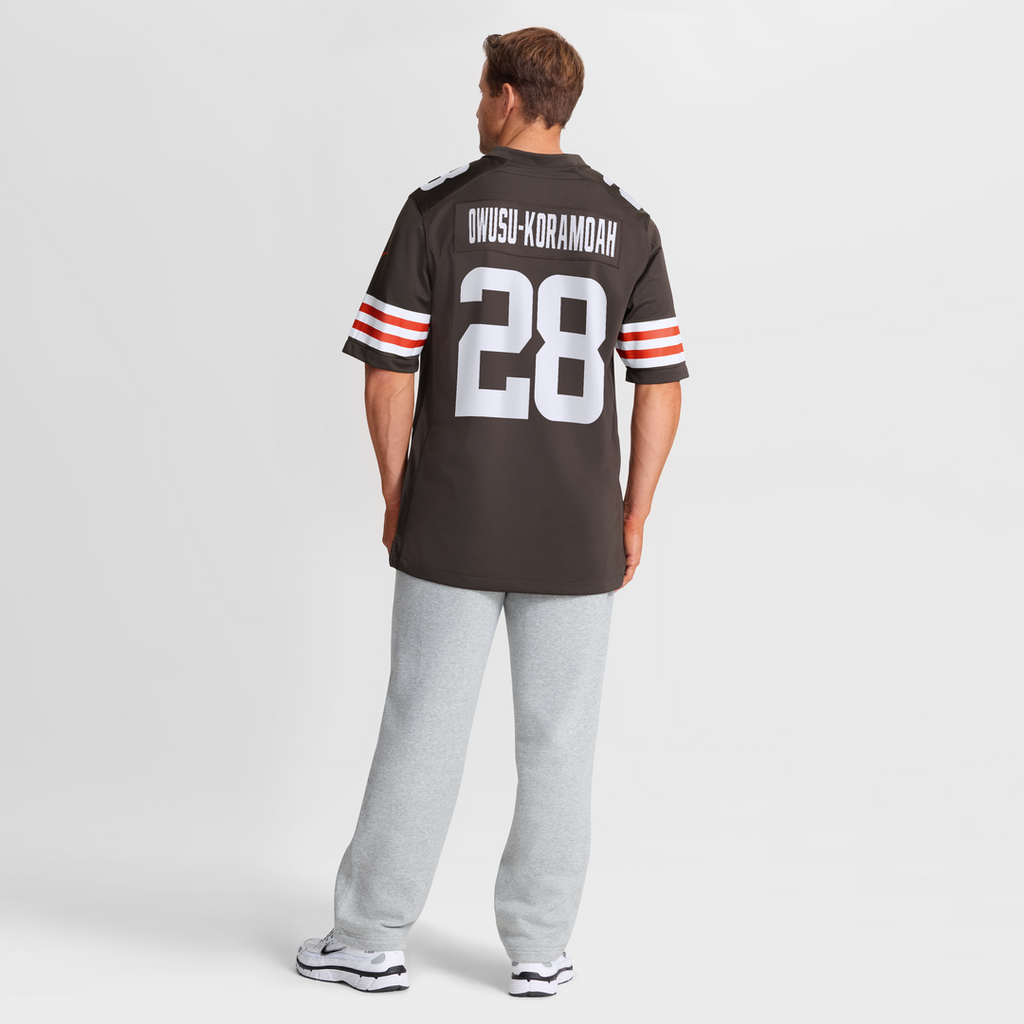 Jeremiah Owusu-Koramoah Cleveland Browns Nike Game Player Jersey - Brown Official NFL Team Apparel Football Fan Gear
