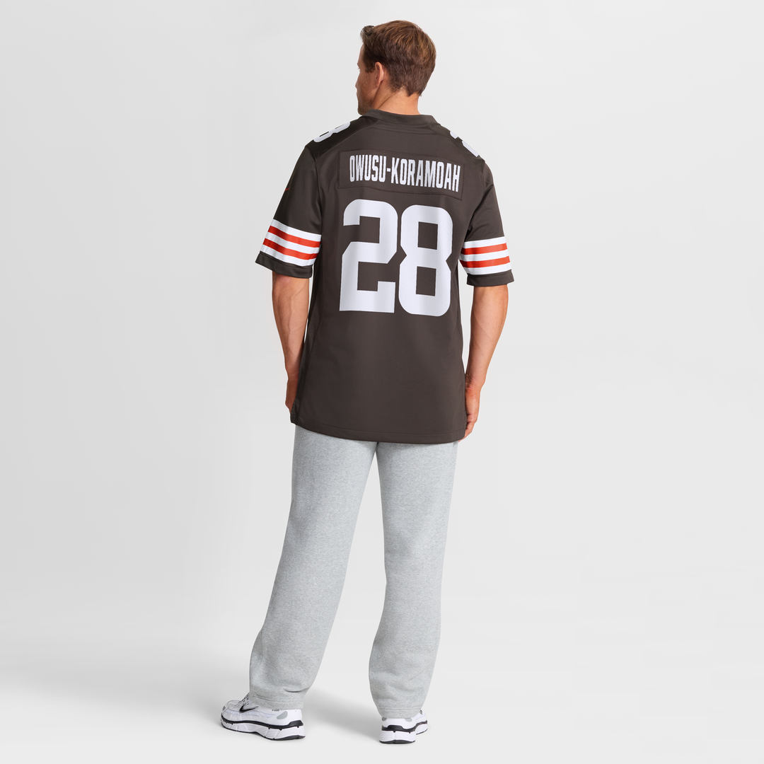 Jeremiah Owusu-Koramoah Cleveland Browns Nike Game Player Jersey - Brown Official NFL Team Apparel Football Fan Gear