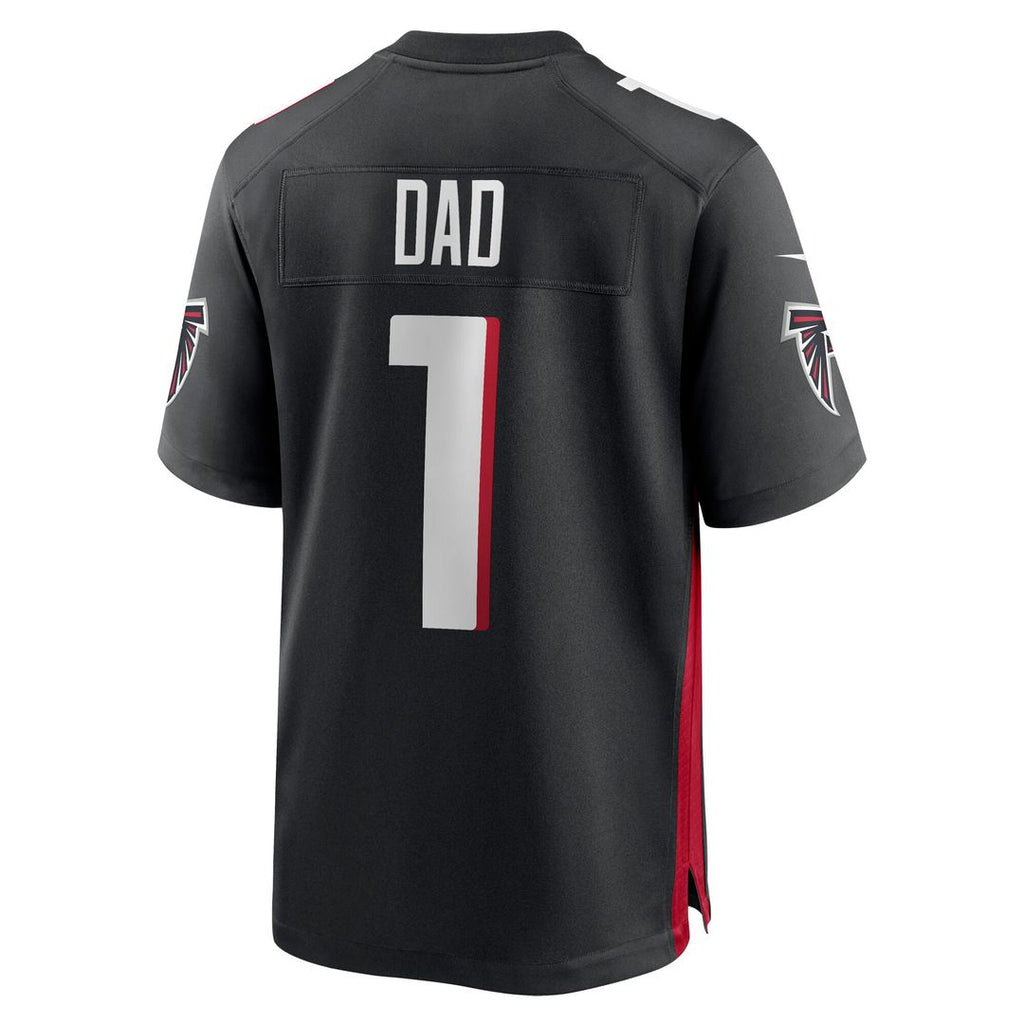 Number 1 Dad Atlanta Falcons Nike Game Jersey - Black Official NFL Team Apparel Football Fan Gear