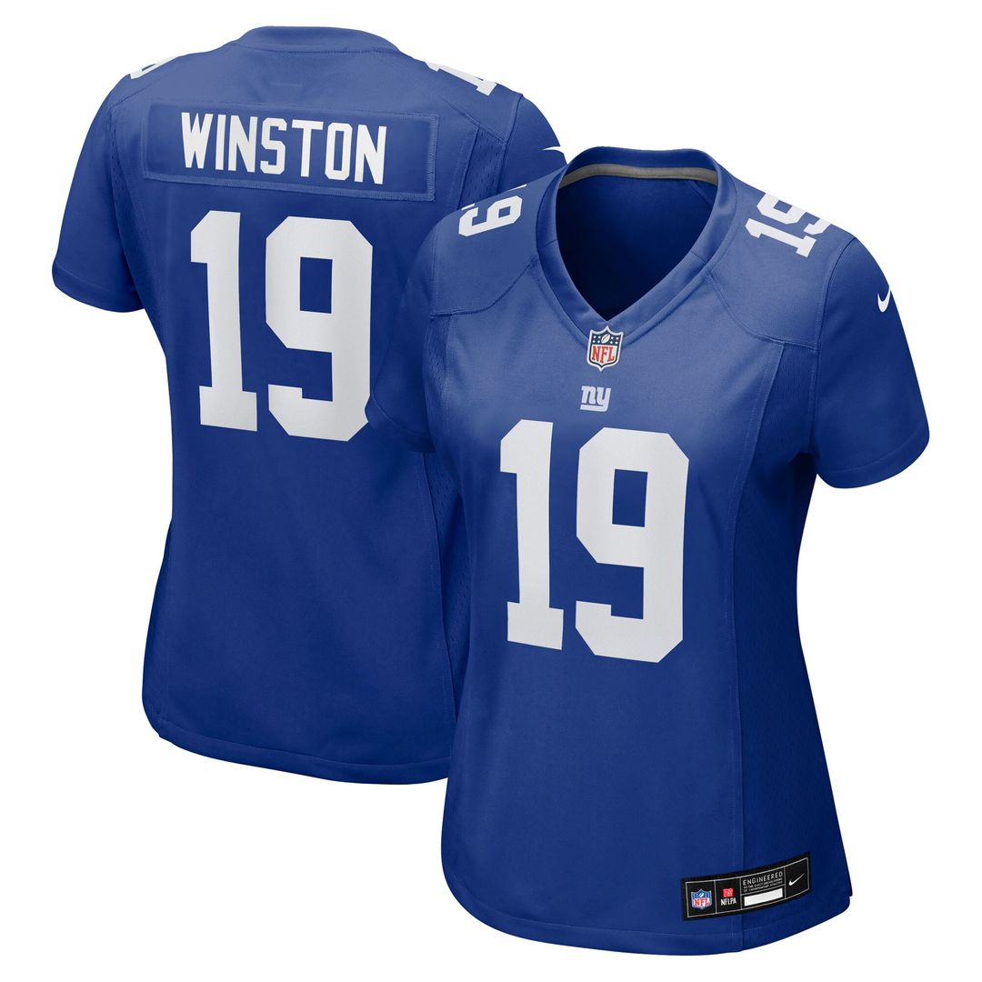 Jameis Winston New York Giants Nike Women's Team Game Jersey - Royal Official NFL Team Apparel Football Fan Gear