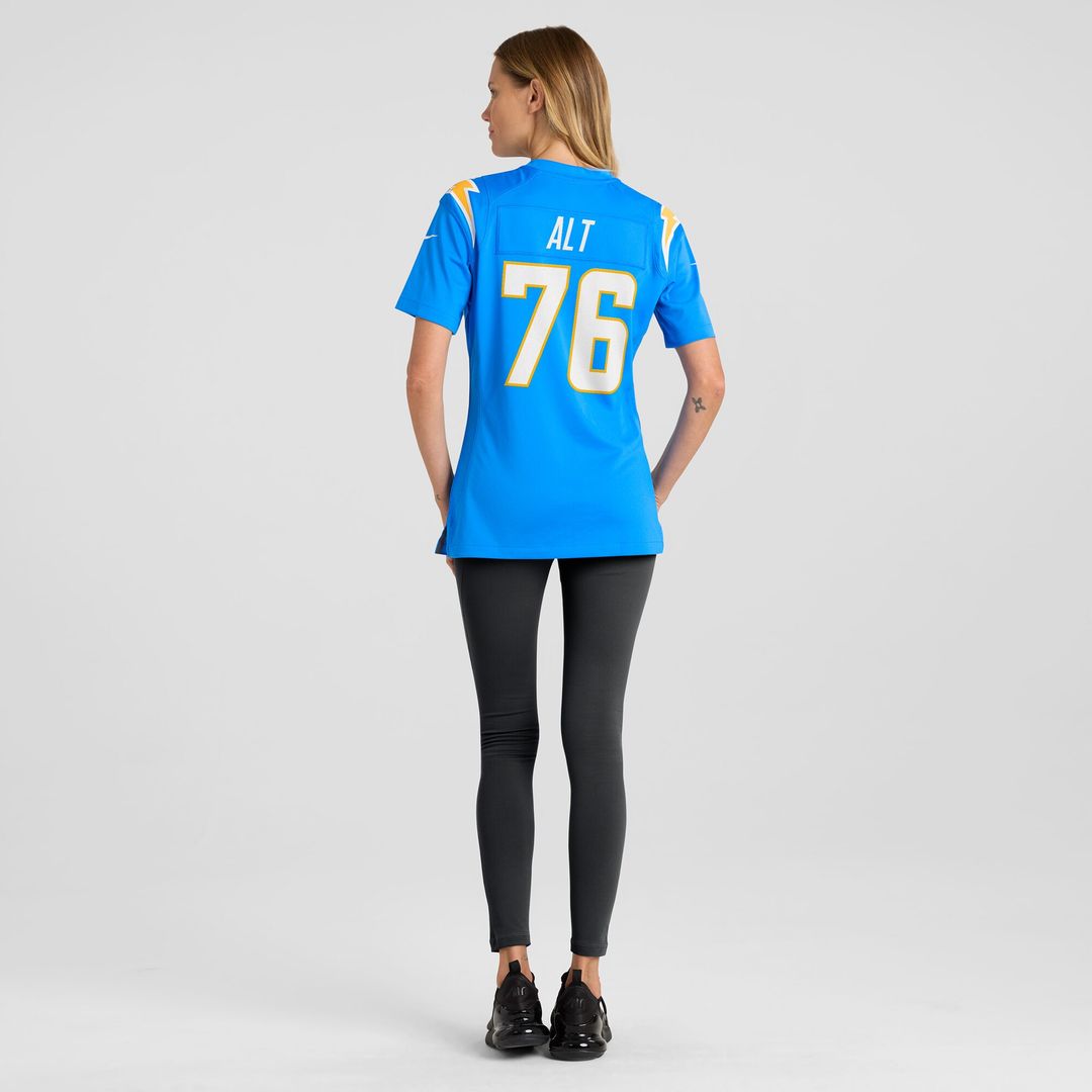 Joe Alt Los Angeles Chargers Nike Women's Game Jersey - Powder Blue Official NFL Team Apparel Football Fan Gear