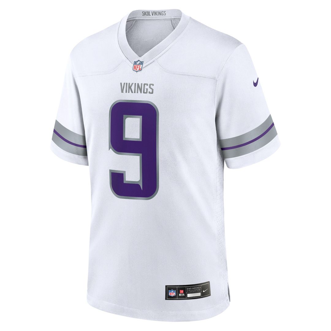 J.J. McCarthy Minnesota Vikings Nike Youth Game Jersey - White Official NFL Team Apparel Football Fan Gear