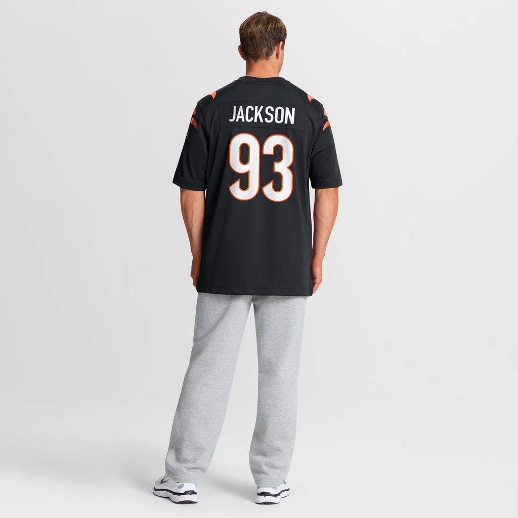 McKinnley Jackson Cincinnati Bengals Nike Game Jersey - Black Official NFL Team Apparel Football Fan Gear