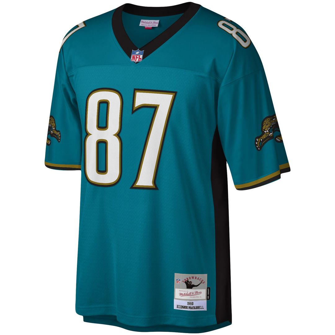 Keenan McCardell Jacksonville Jaguars Mitchell & Ness Legacy Replica Jersey - Teal Official NFL Team Apparel Football Fan Gear