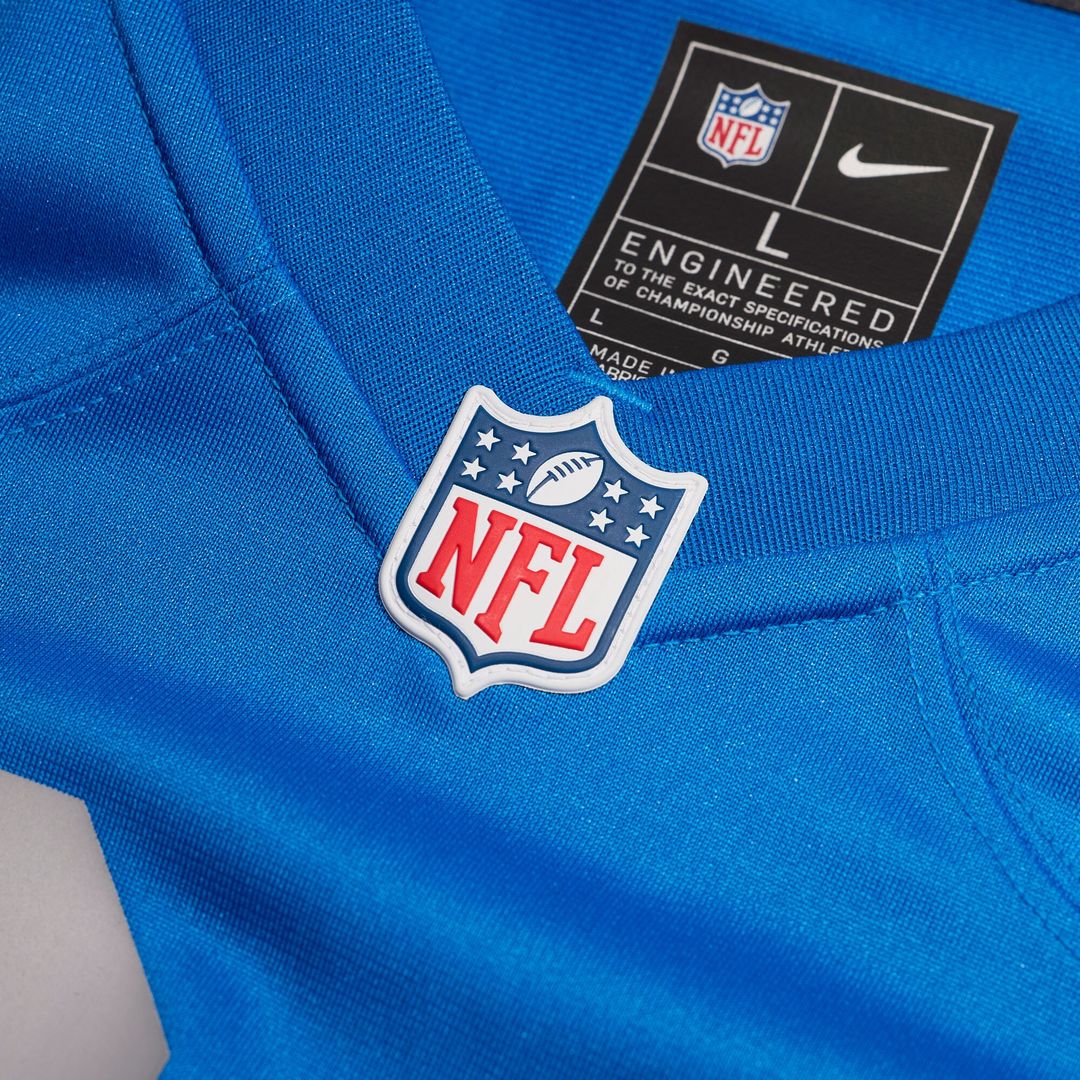 Penei Sewell Detroit Lions Nike Alternate Game Jersey - Blue Official NFL Team Apparel Football Fan Gear