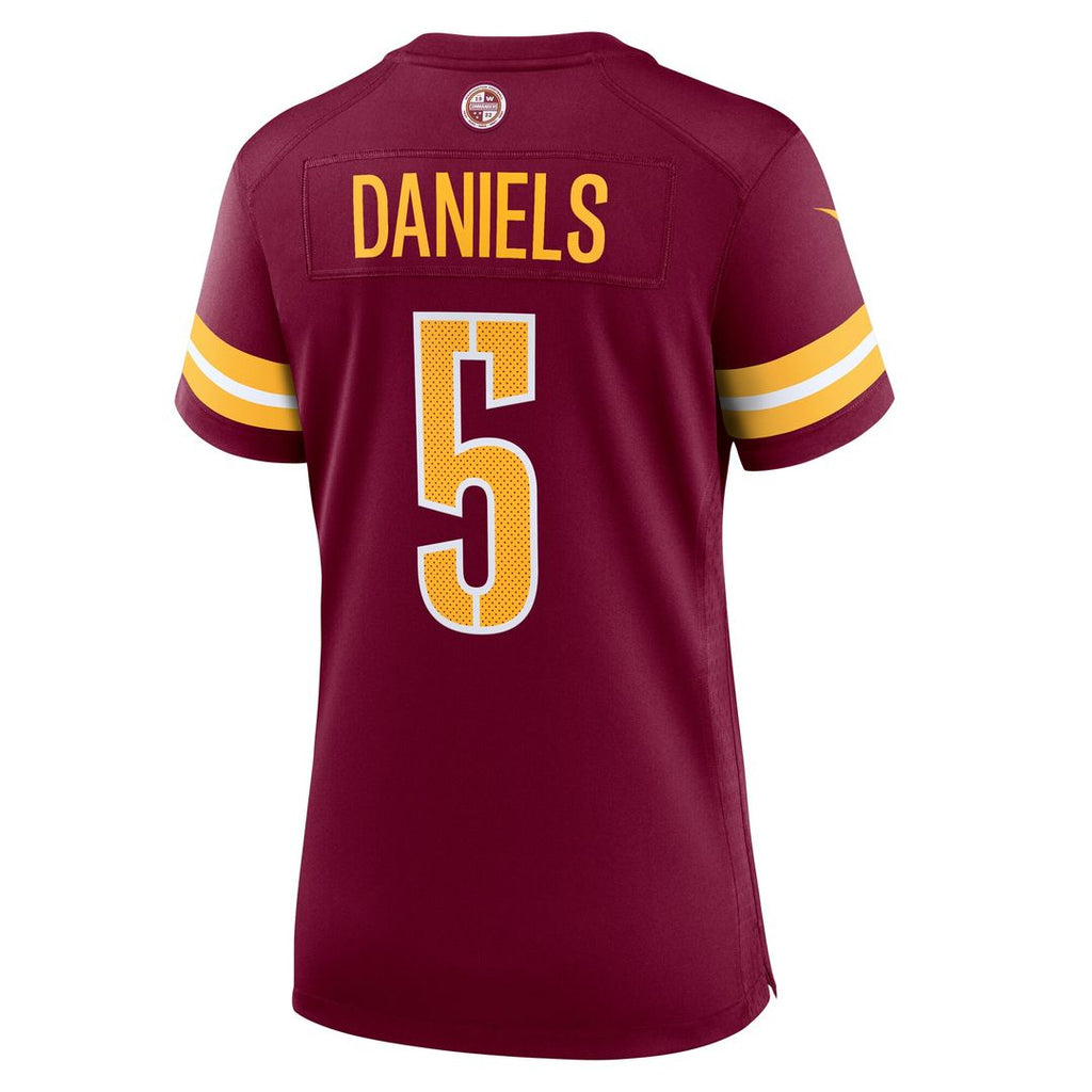 Jayden Daniels Washington Commanders Nike Women's Player Game Jersey - Burgundy Official NFL Team Apparel Football Fan Gear