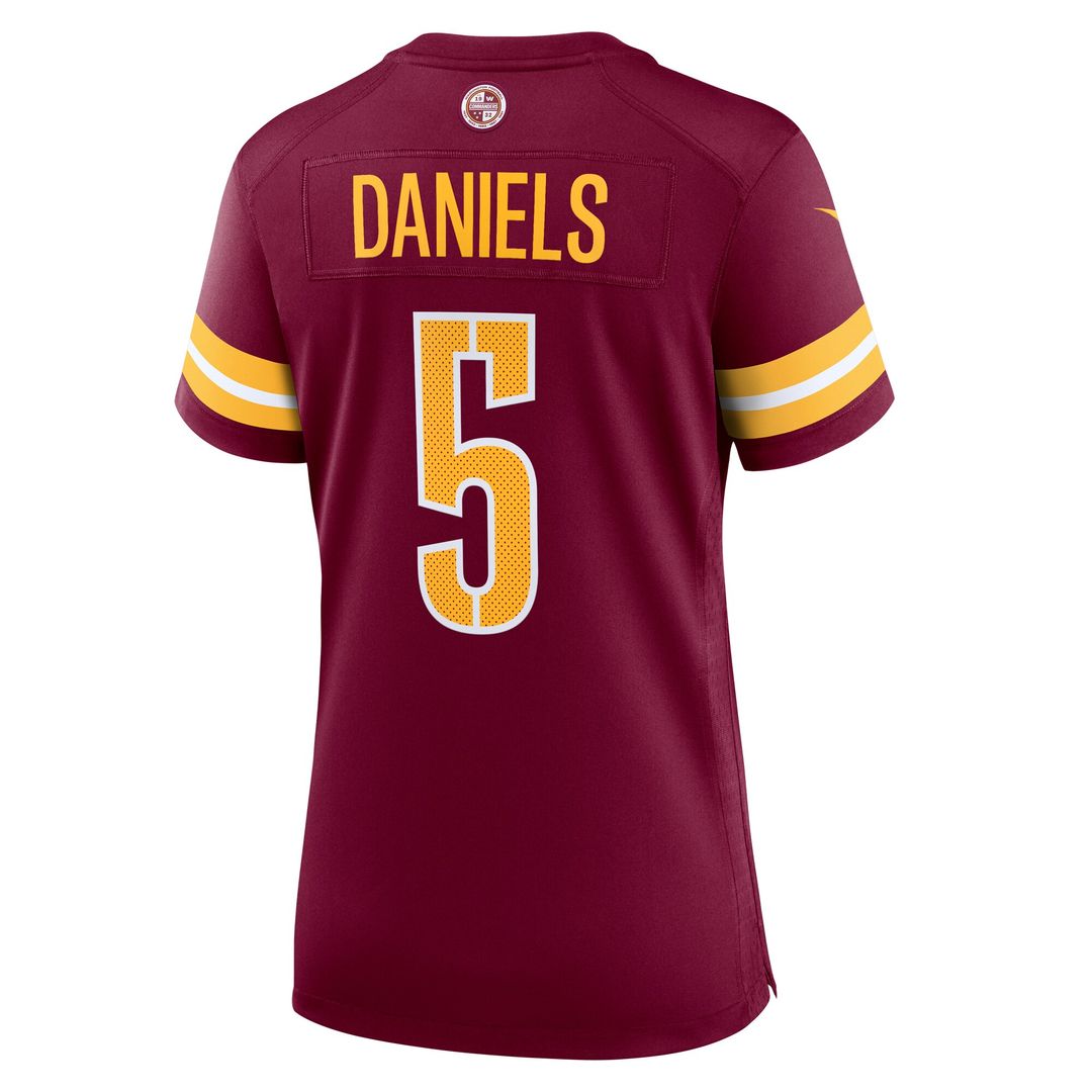 Jayden Daniels Washington Commanders Nike Women's Player Game Jersey - Burgundy Official NFL Team Apparel Football Fan Gear