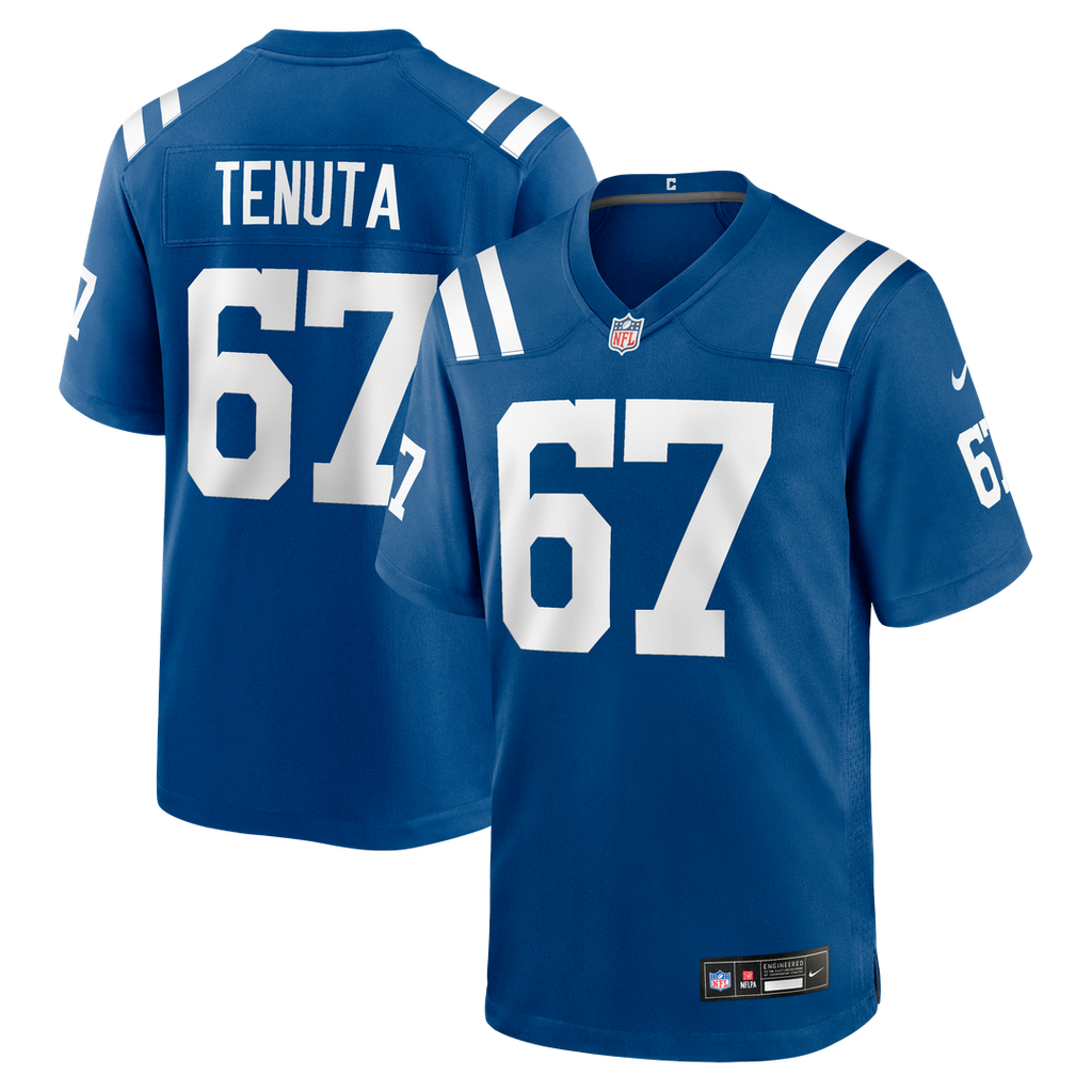 Luke Tenuta Indianapolis Colts Nike Team Game Jersey - Royal Official NFL Team Apparel Football Fan Gear