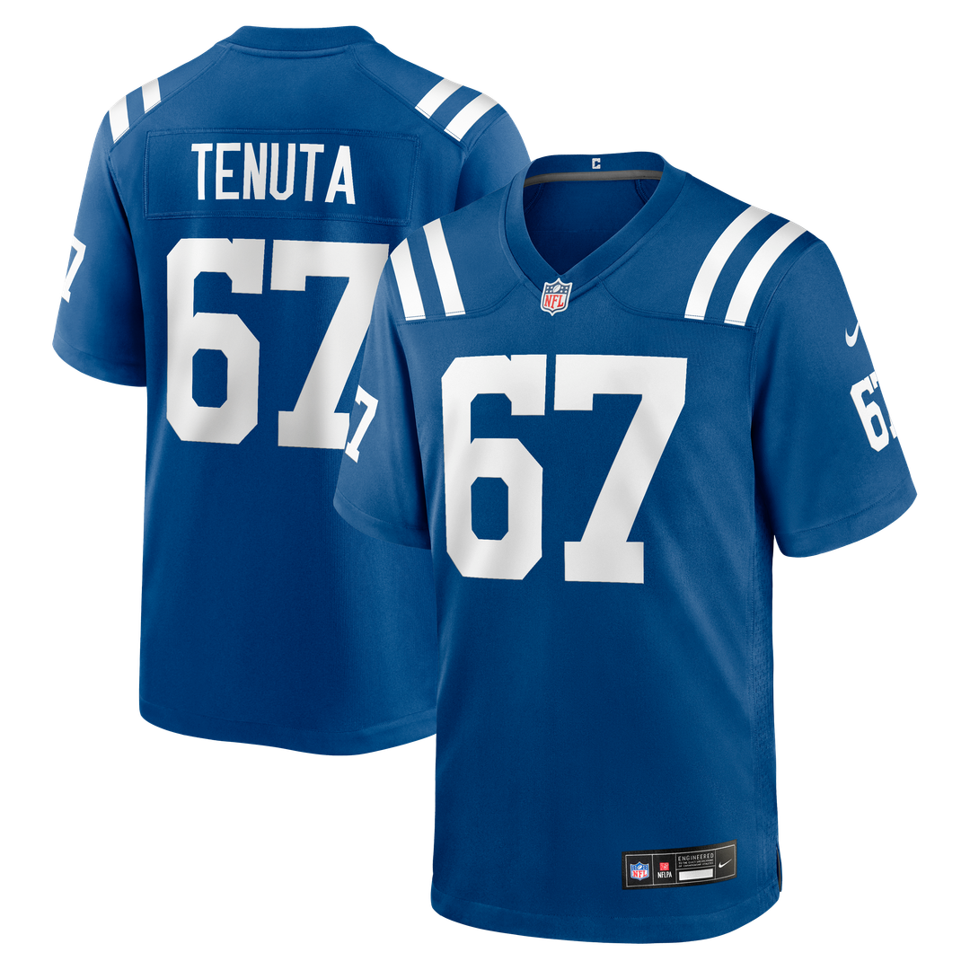 Luke Tenuta Indianapolis Colts Nike Team Game Jersey - Royal Official NFL Team Apparel Football Fan Gear