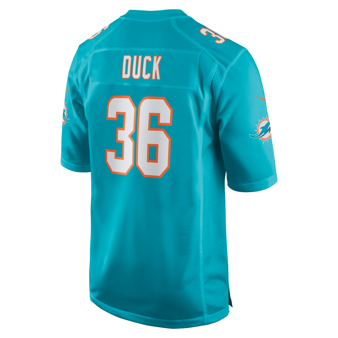 Storm Duck Miami Dolphins Nike Game Jersey - Aqua Official NFL Team Apparel Football Fan Gear