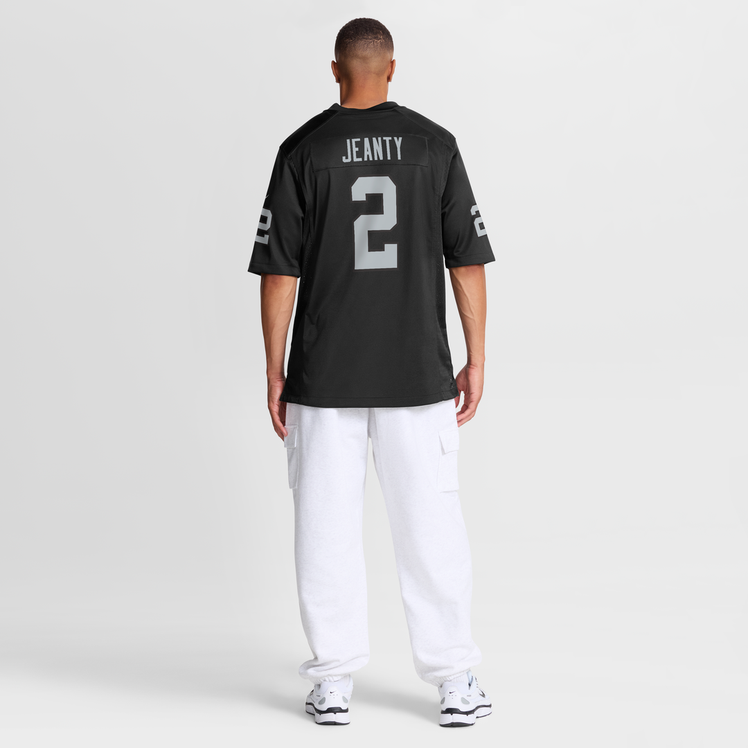 Ashton Jeanty Las Vegas Raiders Nike Team Game Jersey - Black Official NFL Team Apparel Football Fan Gear