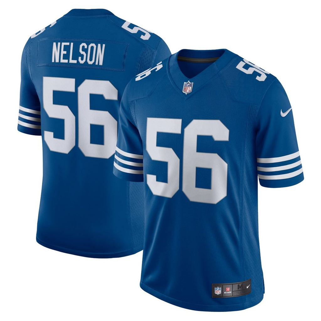 Men's Nike Quenton Nelson Royal Indianapolis Colts Alternate Vapor Limited Jersey Official NFL Team Apparel Football Fan Gear