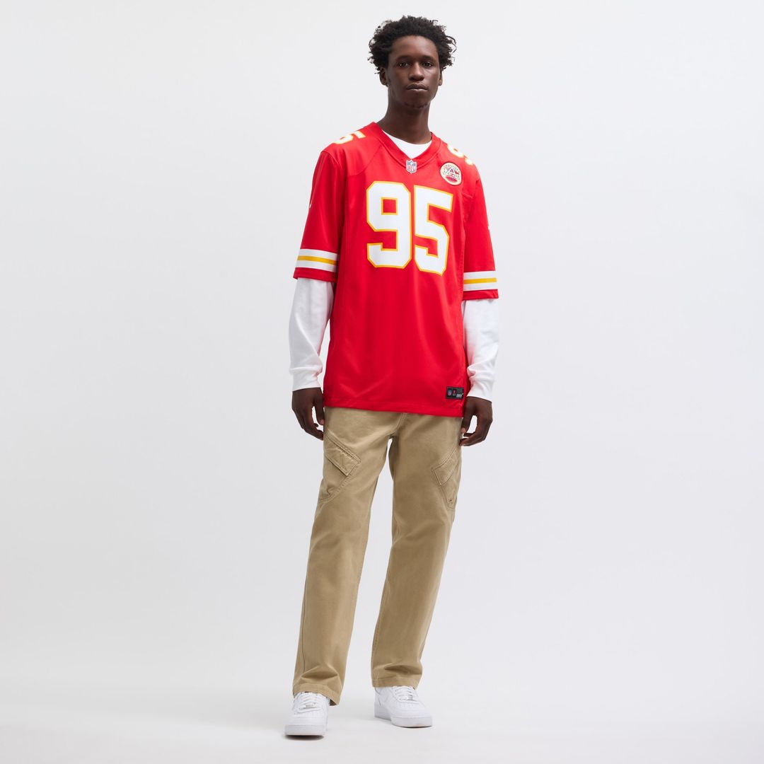 Chris Jones Kansas City Chiefs Nike Game Jersey - Red Official NFL Team Apparel Football Fan Gear