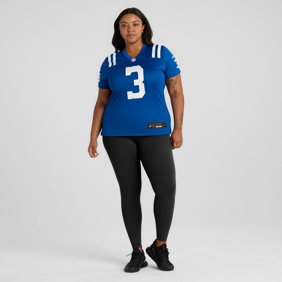 Spencer Shrader Indianapolis Colts Nike Women's Team Game Jersey - Royal Official NFL Team Apparel Football Fan Gear