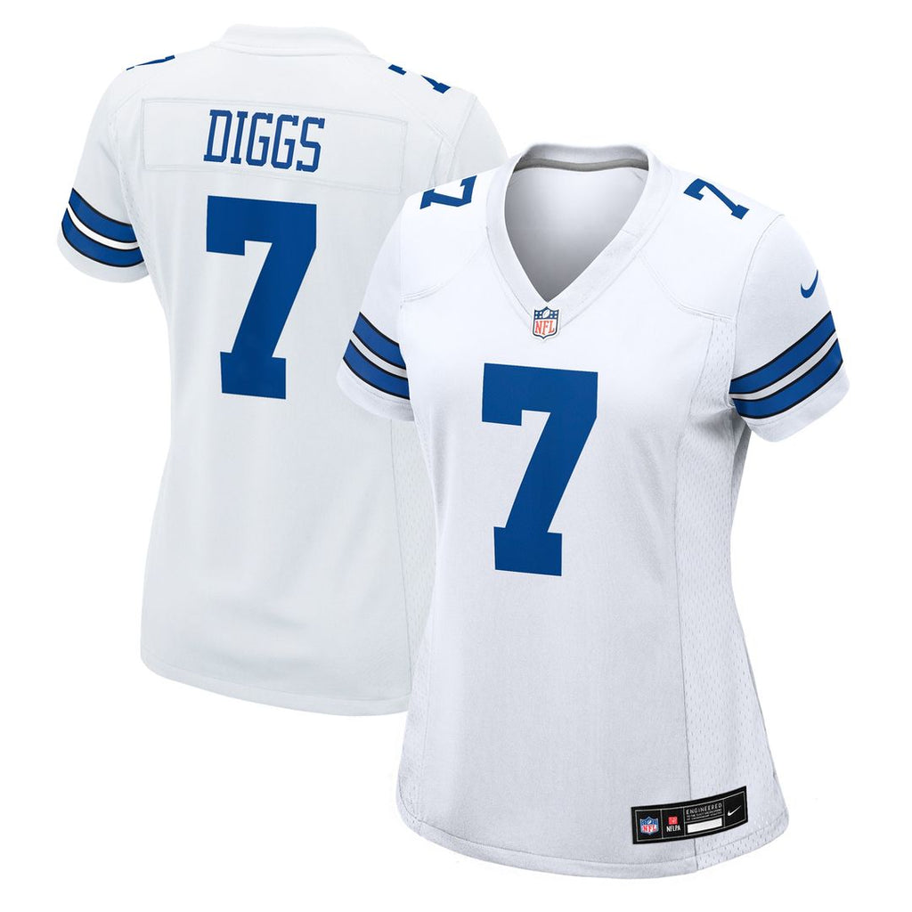 Trevon Diggs Dallas Cowboys Nike Women's Game Jersey - White Official NFL Team Apparel Football Fan Gear