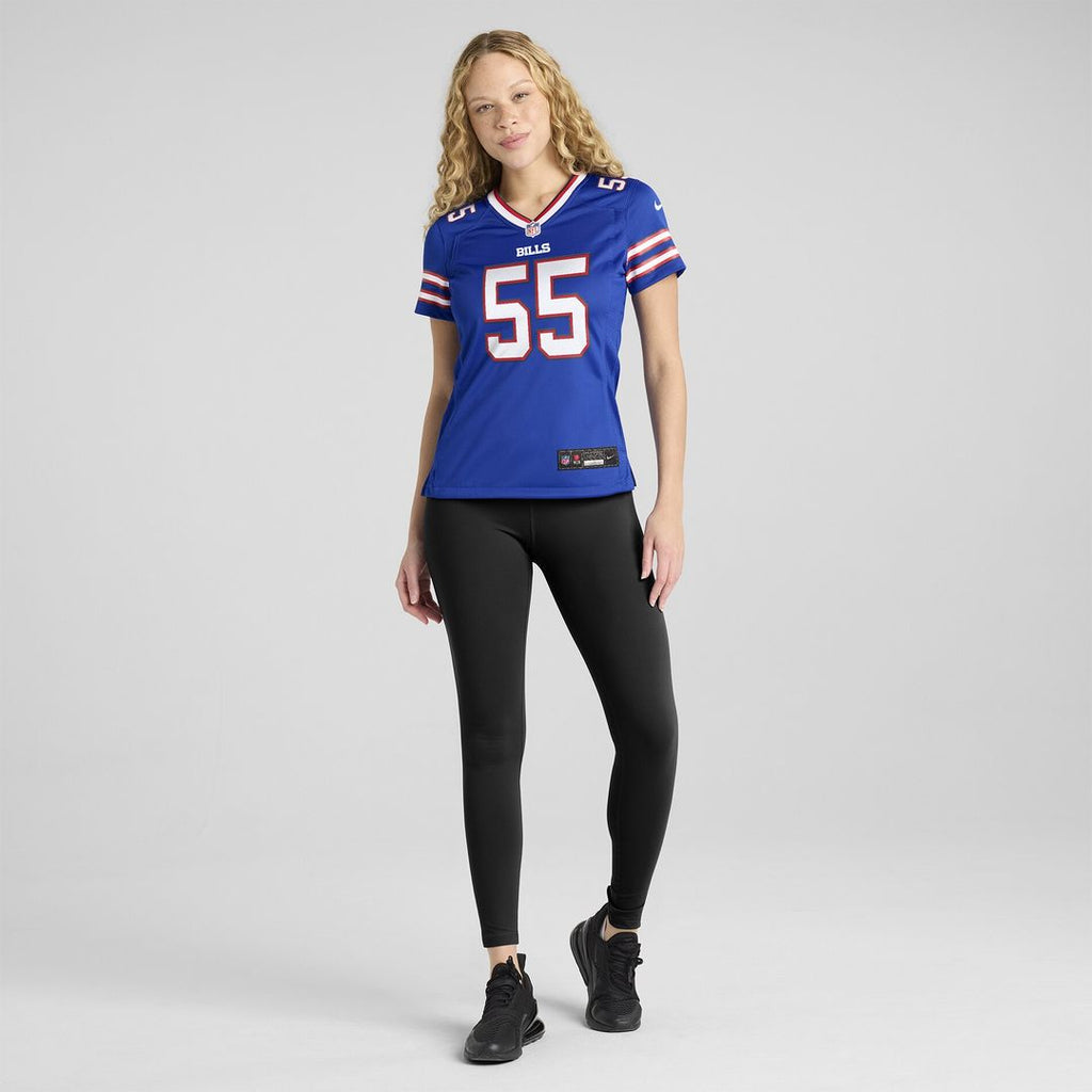 Michael Hoecht Buffalo Bills Nike Women's Team Game Jersey - Royal Official NFL Team Apparel Football Fan Gear