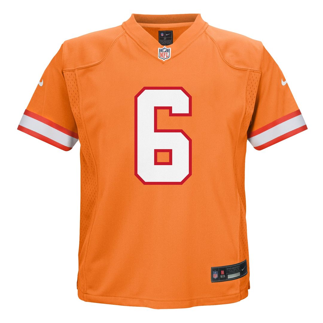 Baker Mayfield Tampa Bay Buccaneers Nike Infant Alternate Player Game Jersey - Orange Official NFL Team Apparel Football Fan Gear