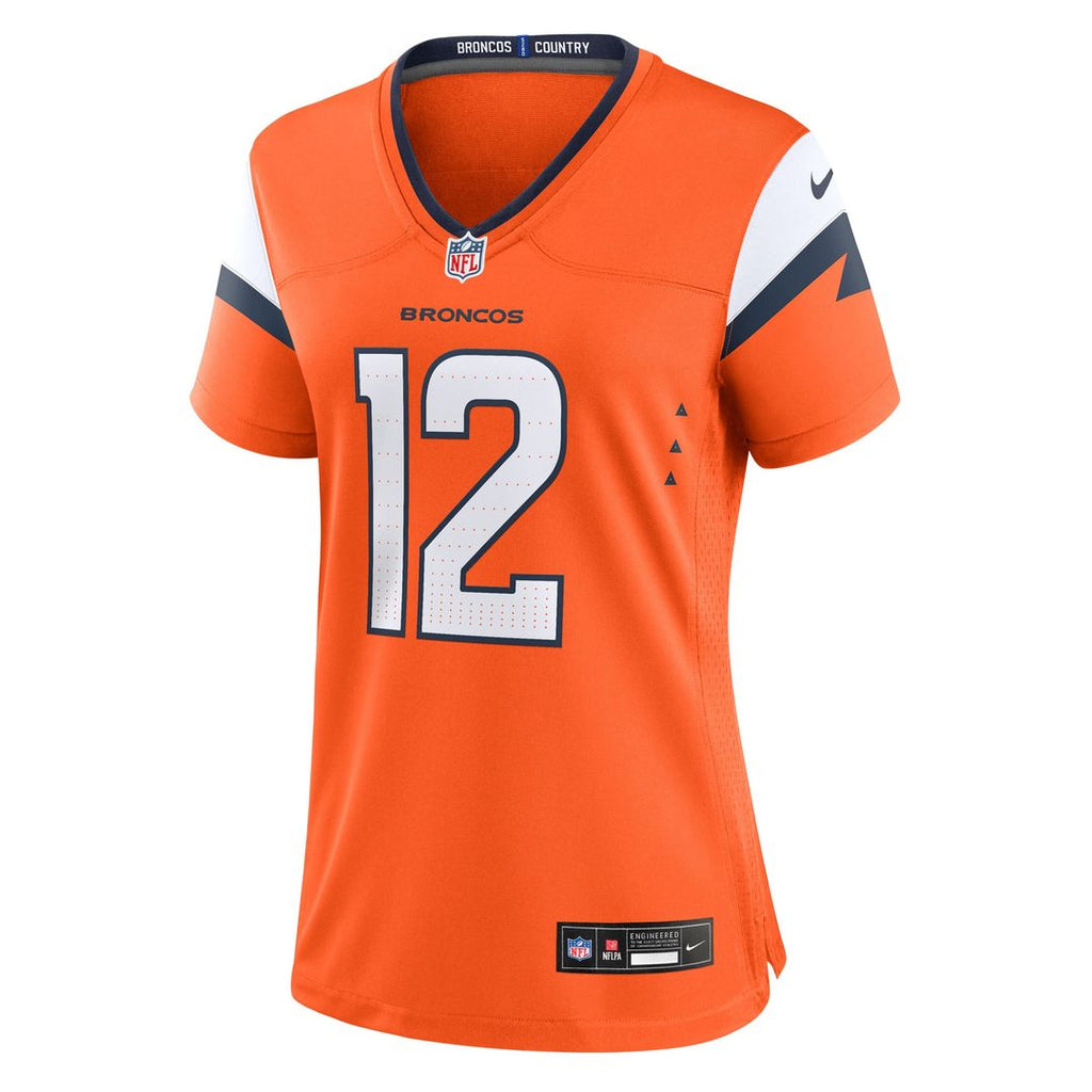 RJ Harvey Denver Broncos Nike Women's Team Game Jersey - Orange Official NFL Team Apparel Football Fan Gear