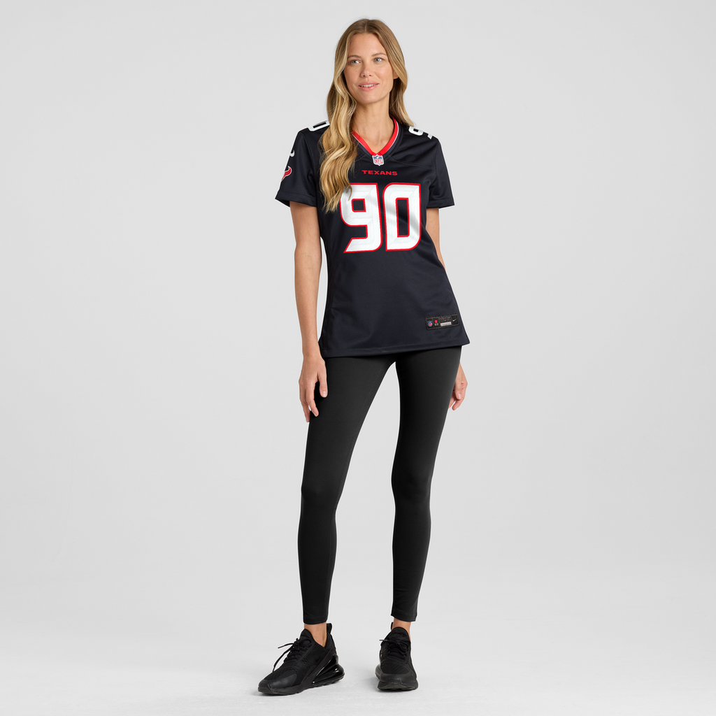 Logan Hall Houston Texans Nike Women's Team Game Jersey - Navy Official NFL Team Apparel Football Fan Gear