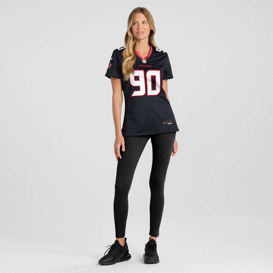 Logan Hall Houston Texans Nike Women's Team Game Jersey - Navy Official NFL Team Apparel Football Fan Gear