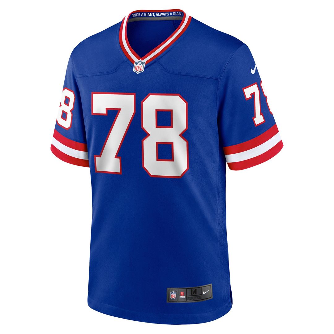 Andrew Thomas New York Giants Nike Alternate Game Jersey - Royal Official NFL Team Apparel Football Fan Gear