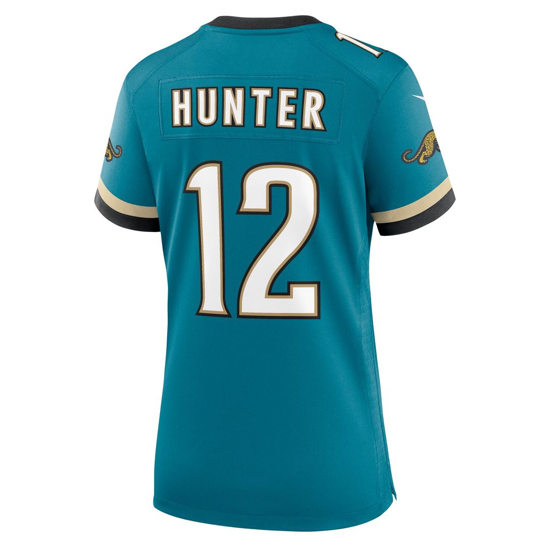 Travis Hunter Jacksonville Jaguars Nike Women's Alternate 2 Prowler Throwback Game Jersey - Teal Official NFL Team Apparel Football Fan Gear