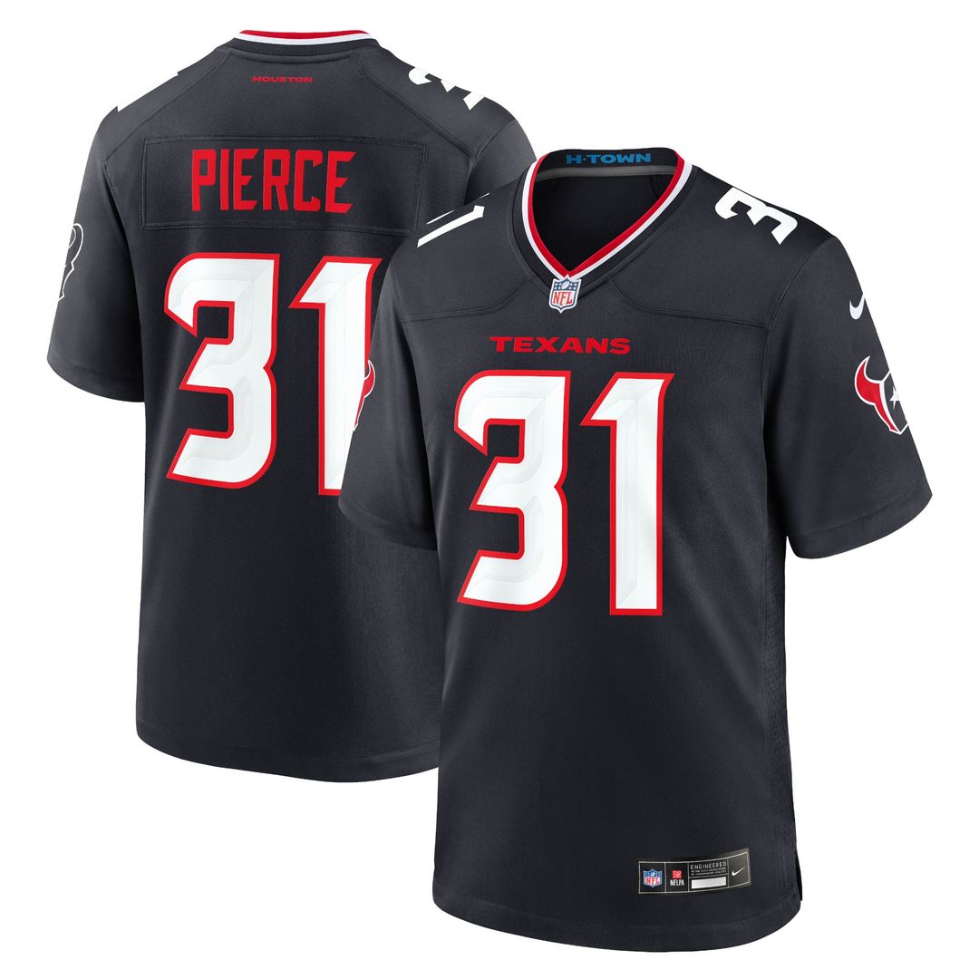 Dameon Pierce Houston Texans Nike Game Jersey - White Official NFL Team Apparel Football Fan Gear