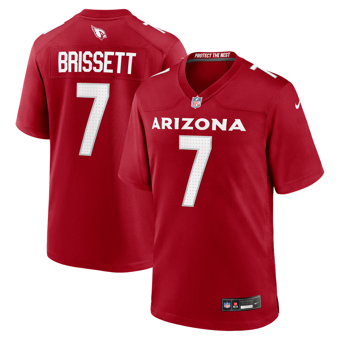 Jacoby Brissett Arizona Cardinals Nike Team Game Jersey - Cardinal Official NFL Team Apparel Football Fan Gear