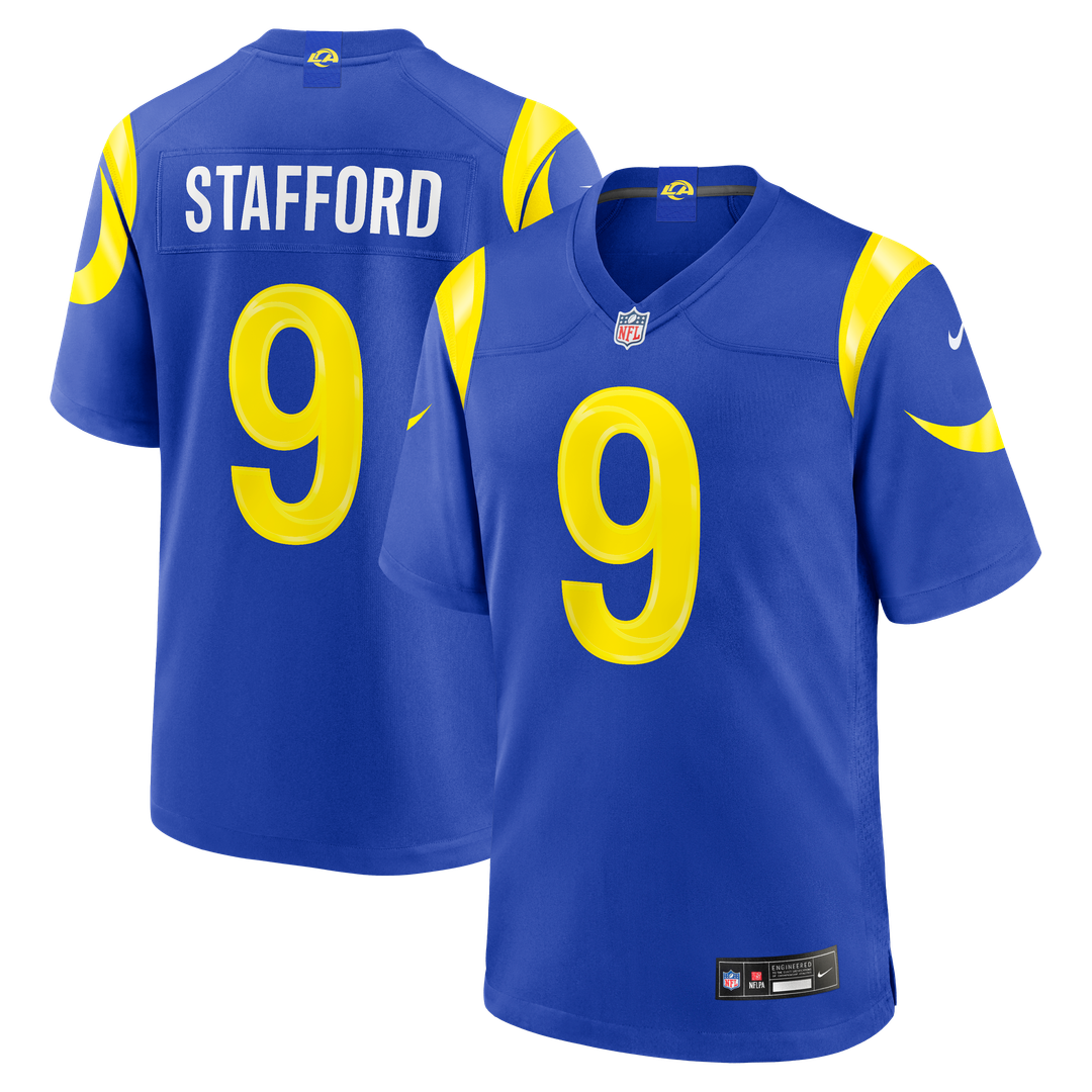 Matthew Stafford Los Angeles Rams Nike Team Game Player Jersey - Royal Official NFL Team Apparel Football Fan Gear