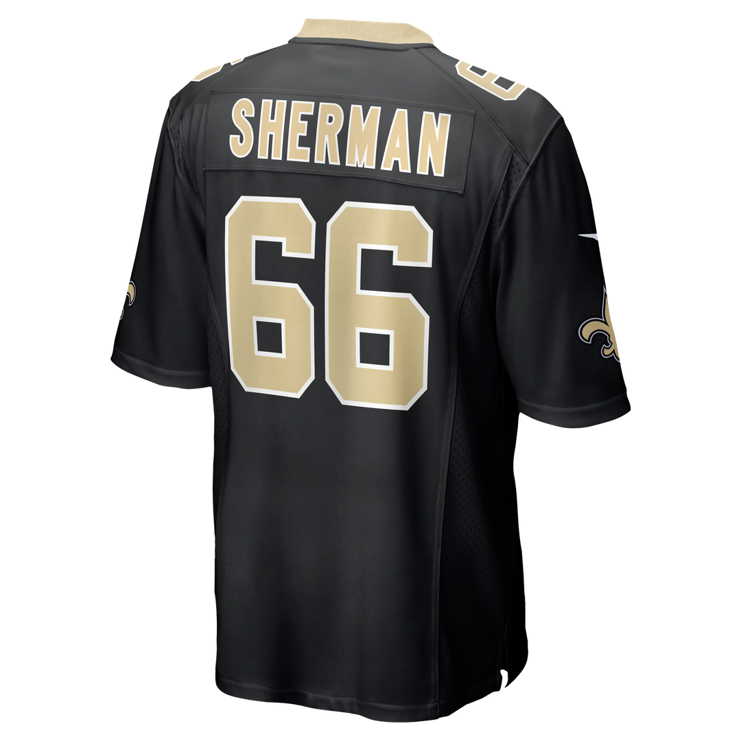 William Sherman New Orleans Saints Nike Team Game Jersey - Black Official NFL Team Apparel Football Fan Gear