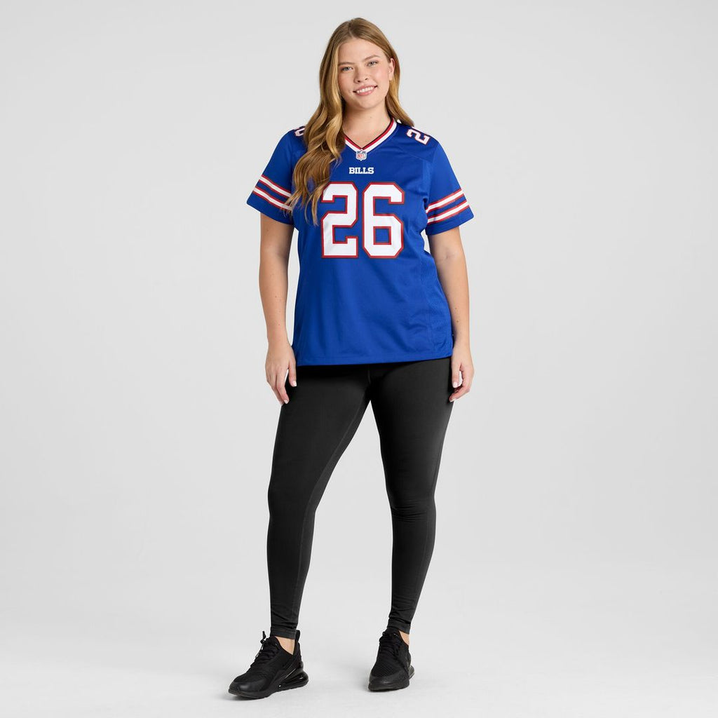 Ty Johnson Buffalo Bills Nike Women's Team Game Jersey - Royal Official NFL Team Apparel Football Fan Gear