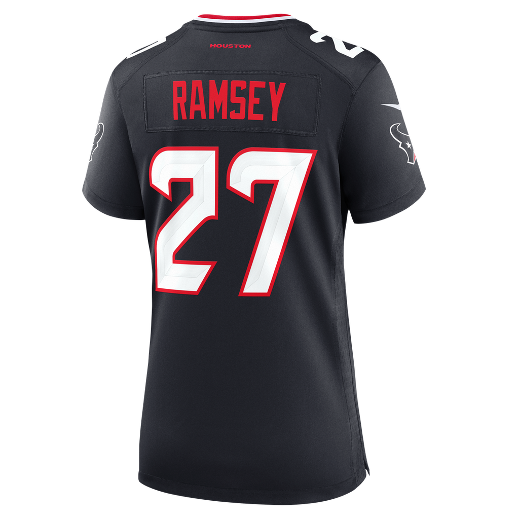Kamari Ramsey Houston Texans Nike Women's Team Game Jersey - Navy Official NFL Team Apparel Football Fan Gear