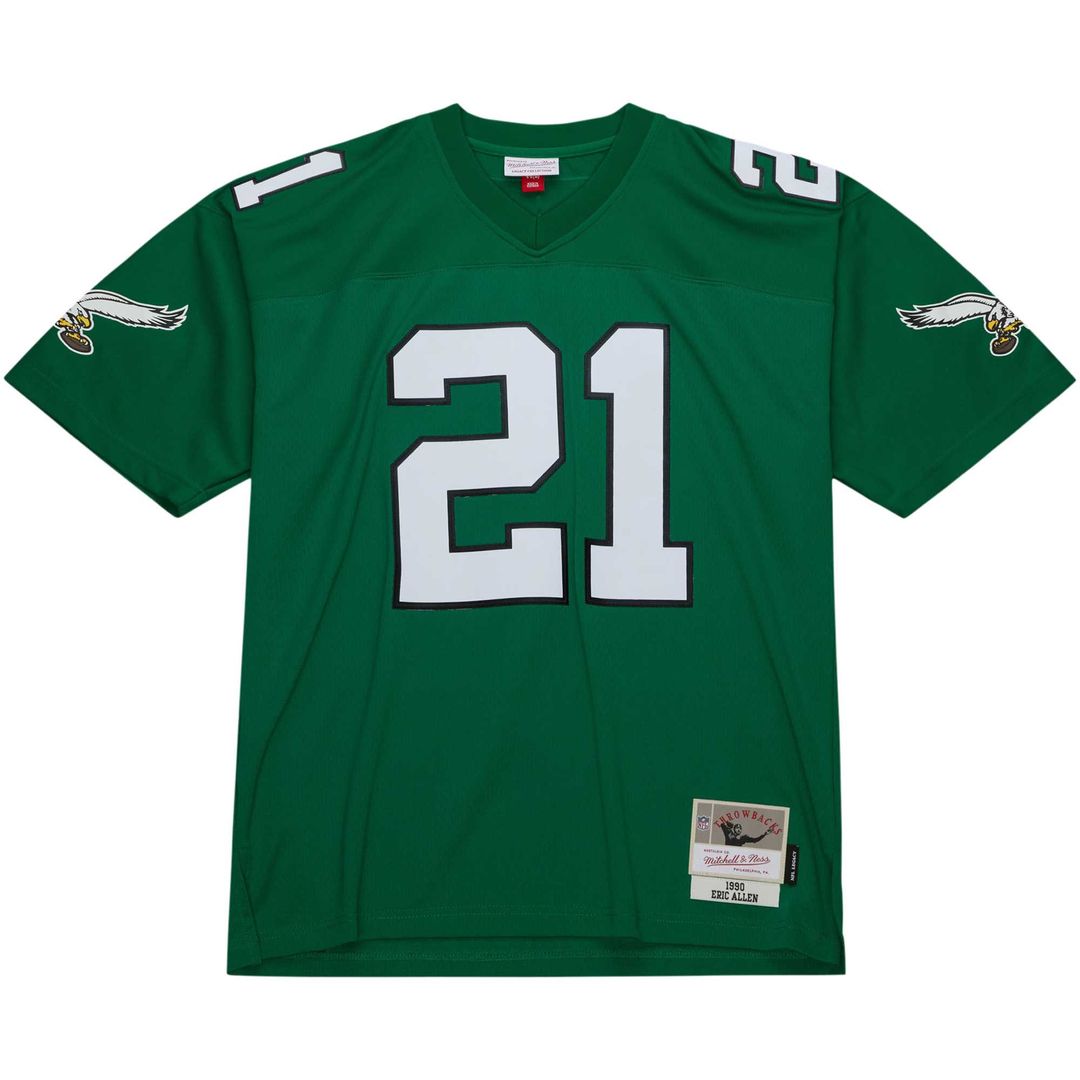 Eric Allen Philadelphia Eagles Mitchell & Ness Legacy Replica Jersey - Kelly Green Official NFL Team Apparel Football Fan Gear