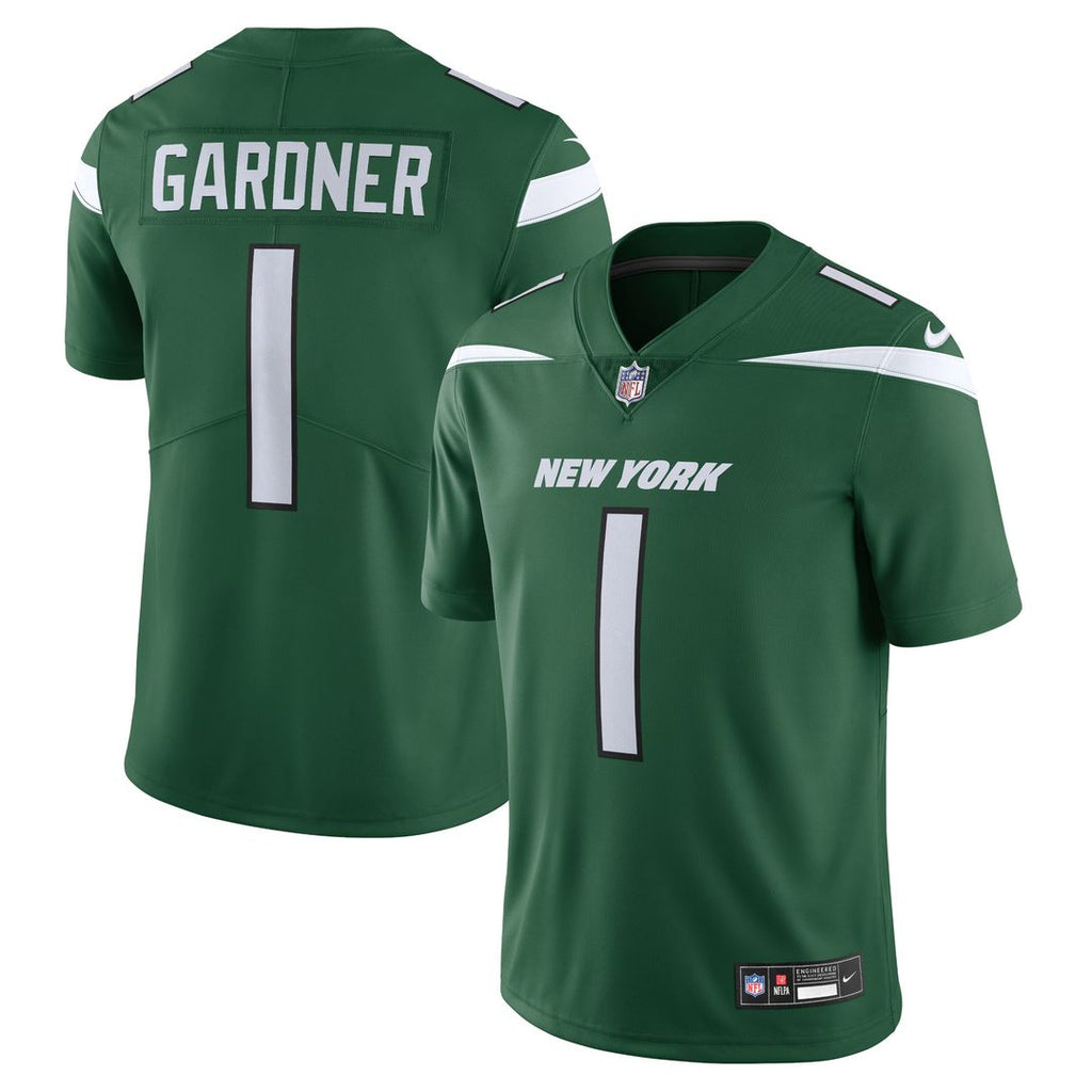 Ahmad Sauce Gardner New York Jets Nike Vapor Untouchable Limited Jersey - Gotham Green Official NFL Team Apparel Football Fan Gear