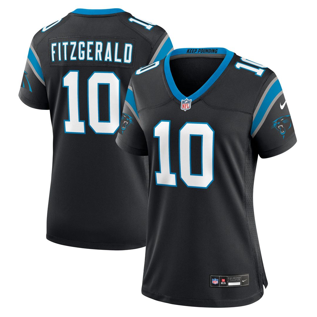 Ryan Fitzgerald Carolina Panthers Nike Women's Team Game Jersey - Black Official NFL Team Apparel Football Fan Gear