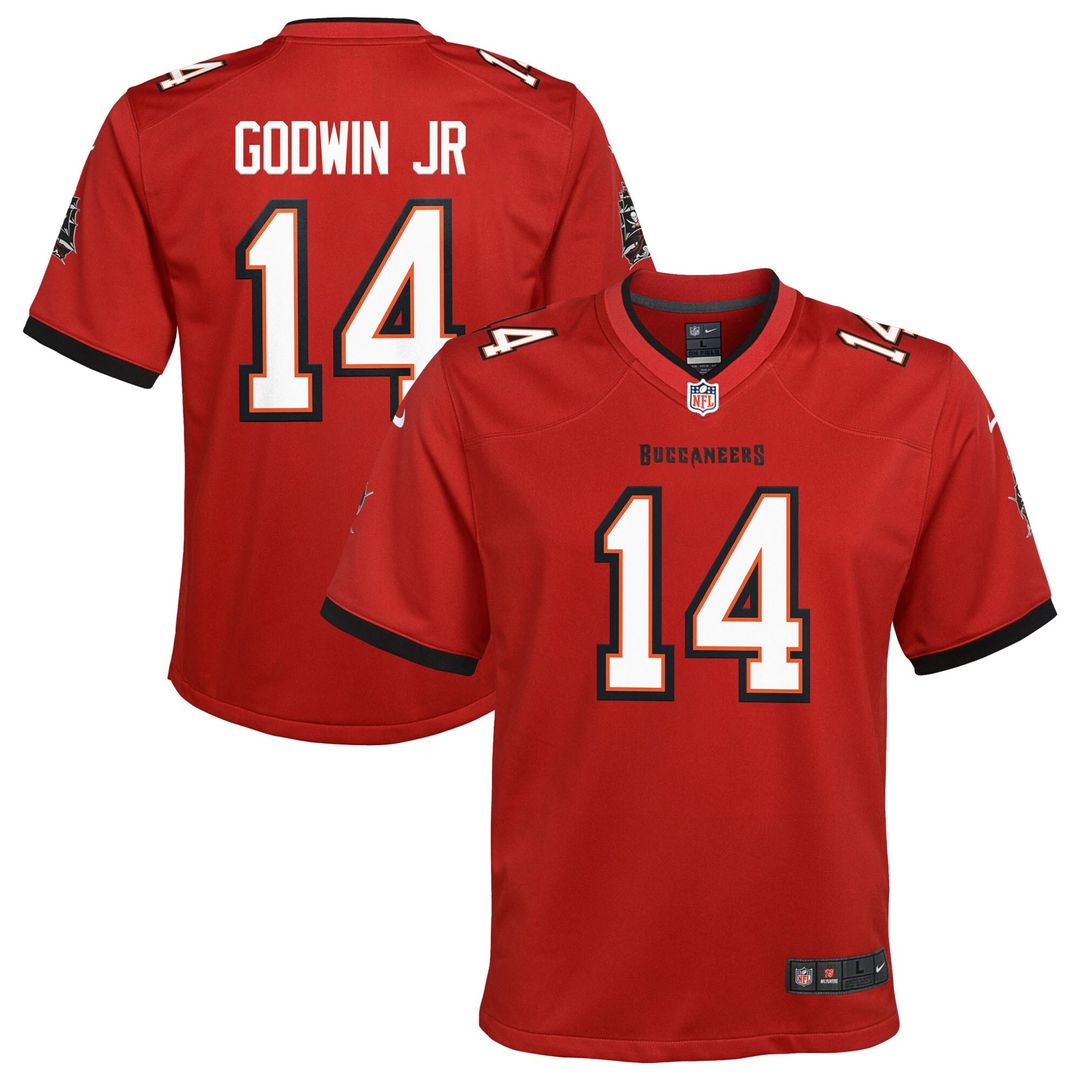 Chris Godwin Jr. Tampa Bay Buccaneers Nike Youth Game Jersey – Red Official NFL Team Apparel Football Fan Gear