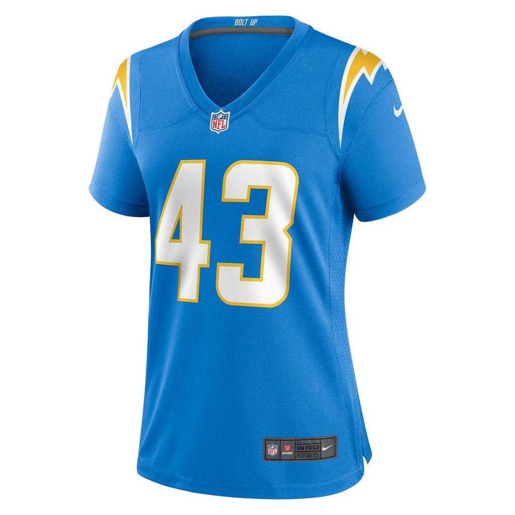 Troy Dye Los Angeles Chargers Nike Women's Game Jersey - Powder Blue Official NFL Team Apparel Football Fan Gear