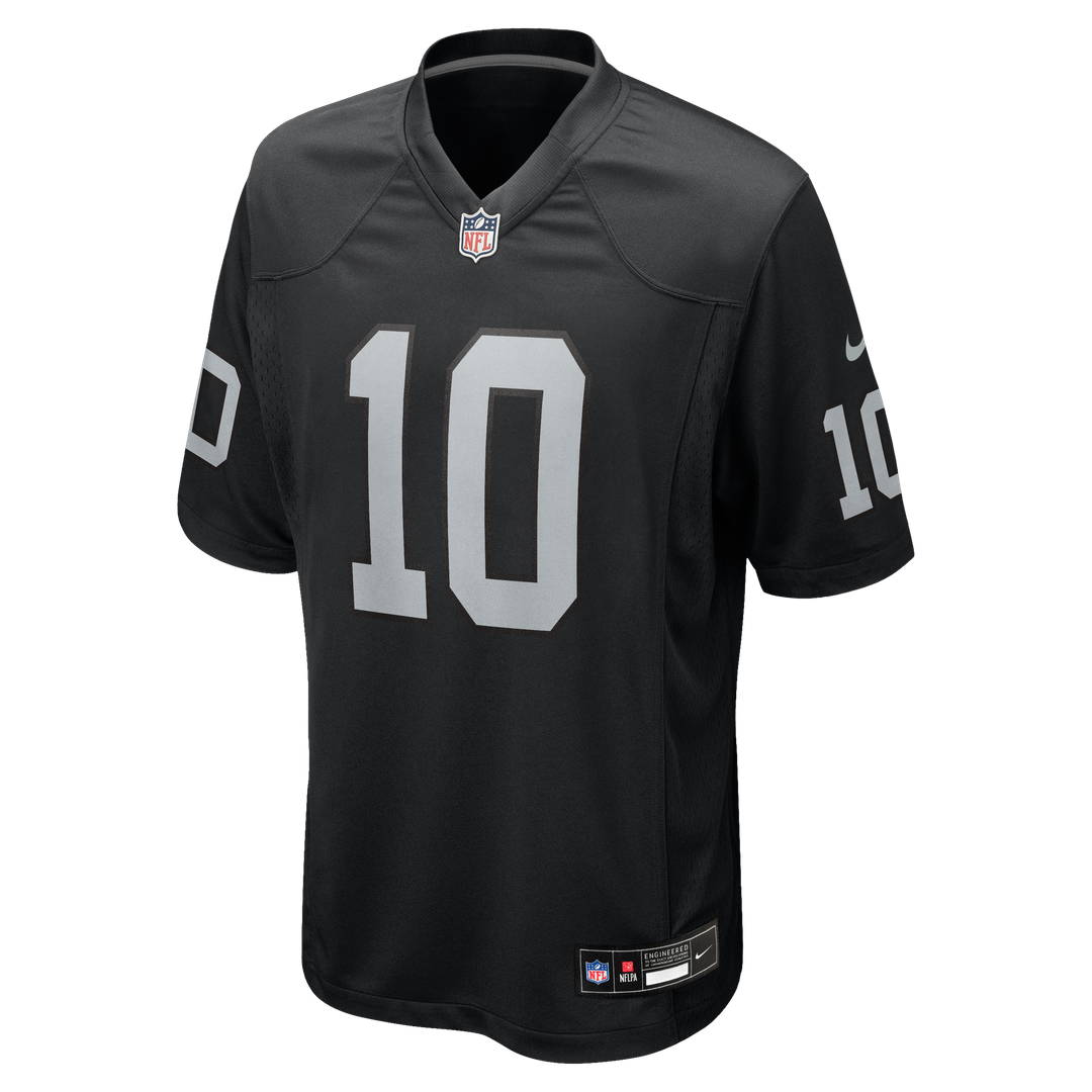 Dont'e Thornton Jr. Las Vegas Raiders Nike Team Game Jersey - Black Official NFL Team Apparel Football Fan Gear
