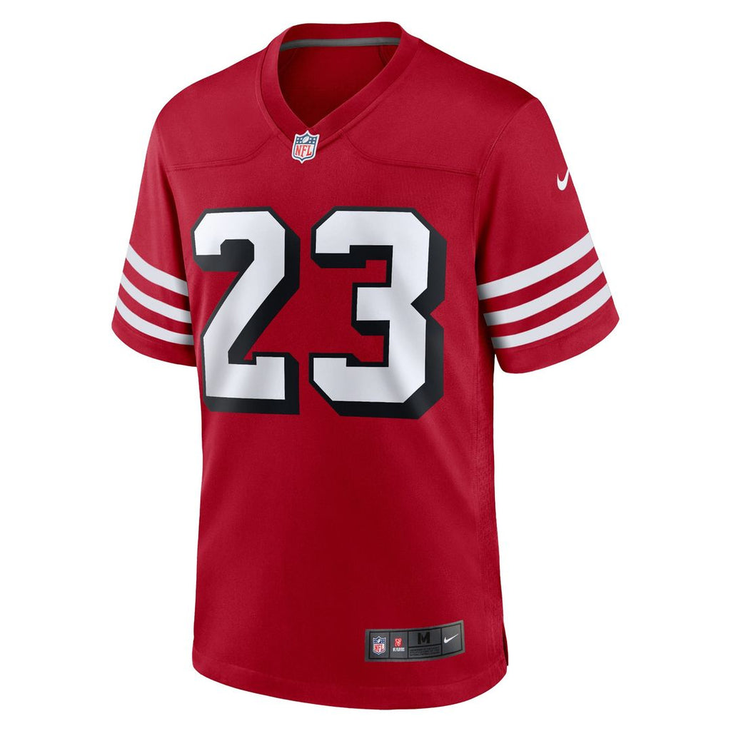 Christian McCaffrey San Francisco 49ers Nike Alternate Game Player Jersey - Scarlet Official NFL Team Apparel Football Fan Gear