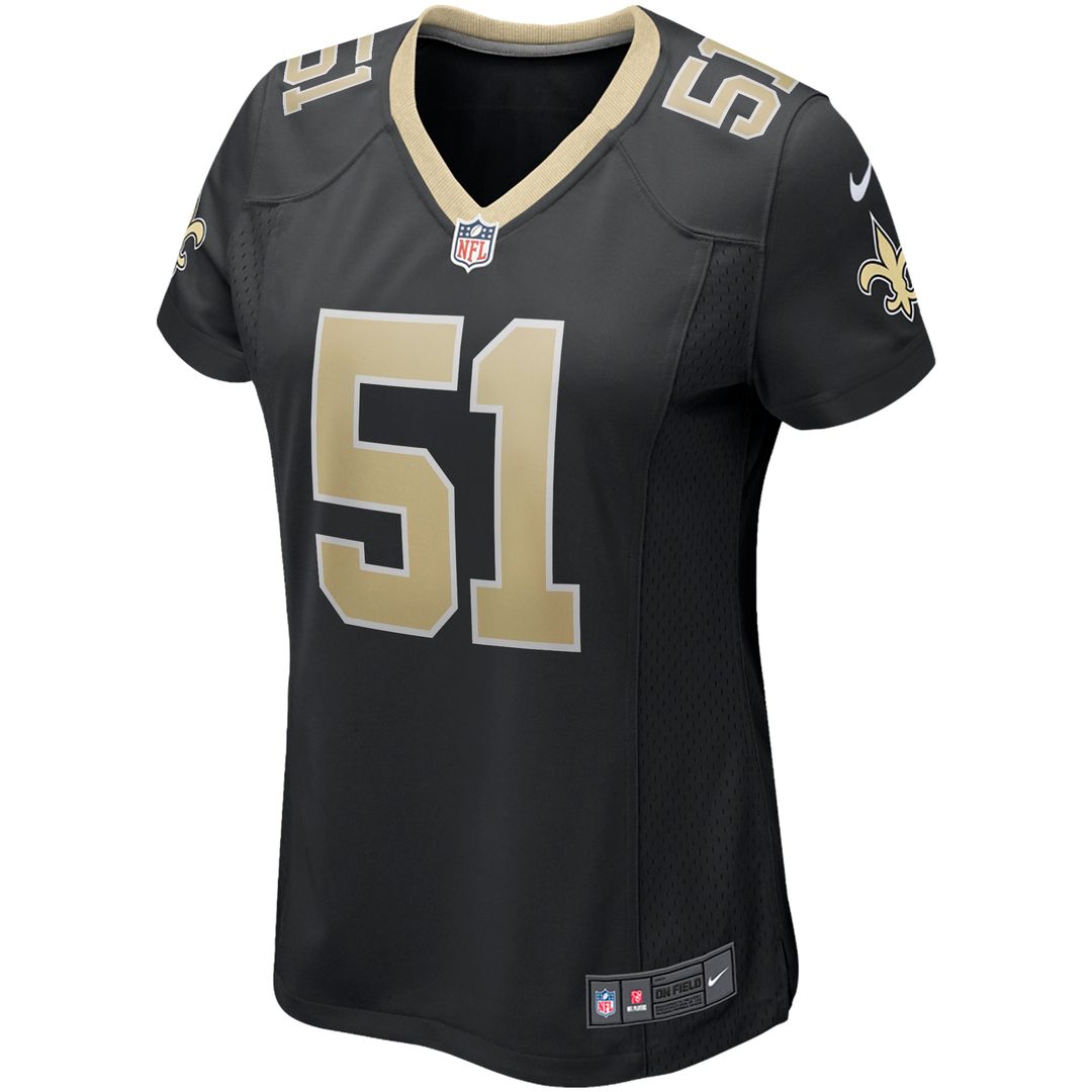 Cesar Ruiz New Orleans Saints Nike Women's Game Jersey - Black Official NFL Team Apparel Football Fan Gear
