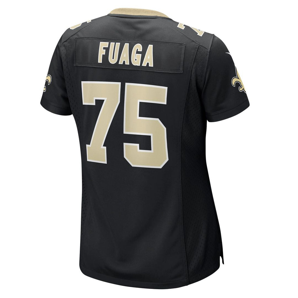 Taliese Fuaga New Orleans Saints Nike Women's Game Jersey - Black Official NFL Team Apparel Football Fan Gear