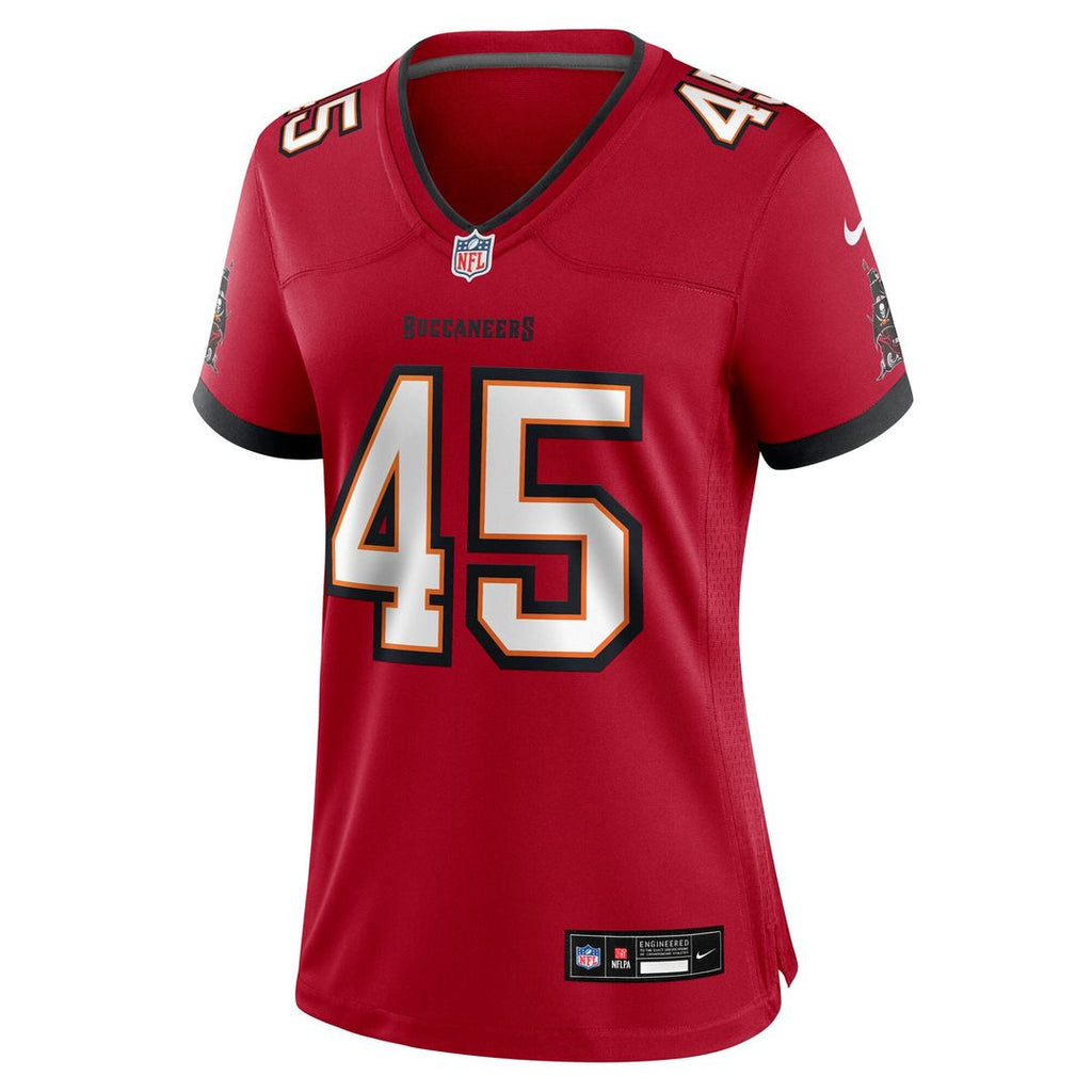 Deion Jones Tampa Bay Buccaneers Nike Women's Team Game Jersey - Red Official NFL Team Apparel Football Fan Gear