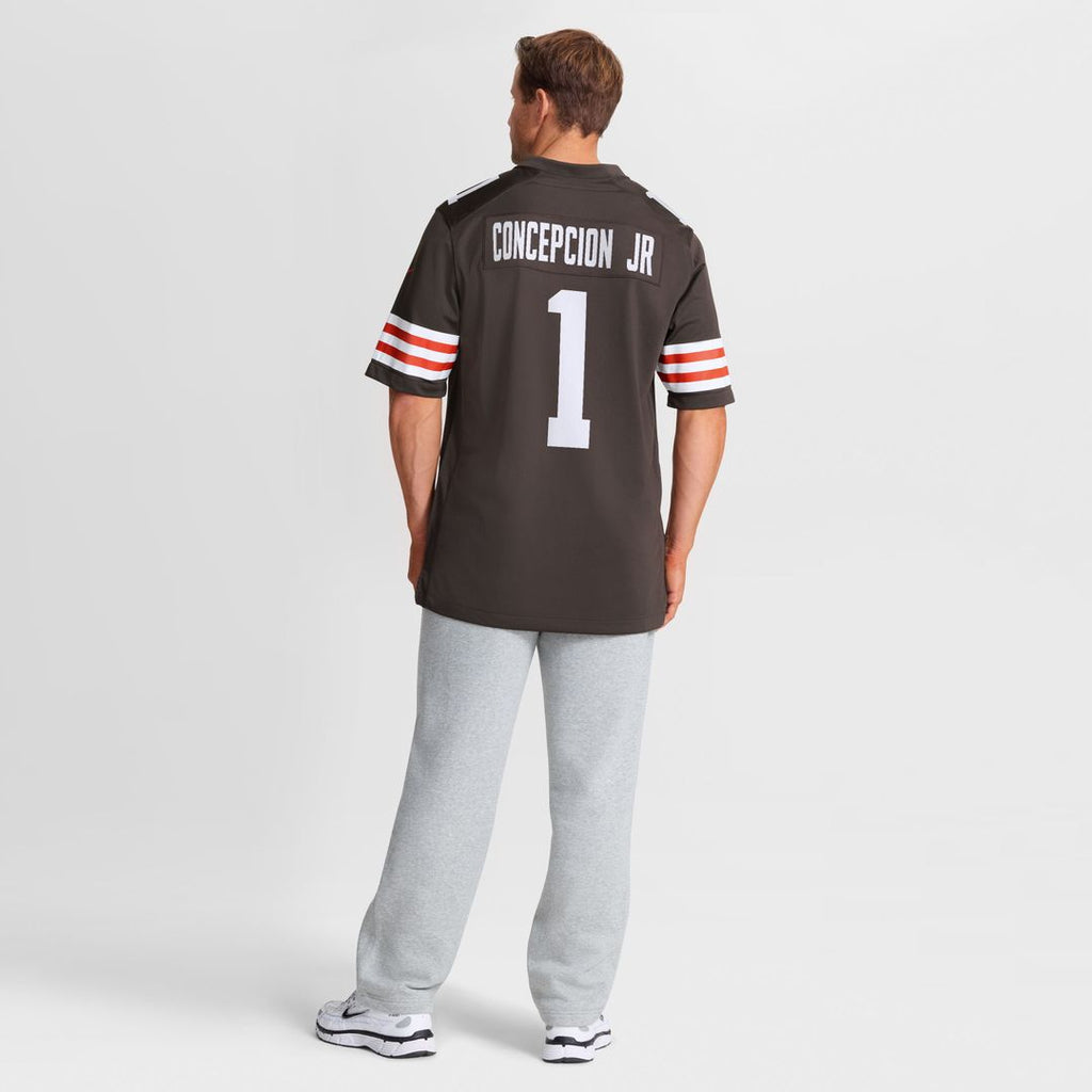KC Concepcion Cleveland Browns Nike 2026 NFL Draft First Round Pick No. 24 Team Game Jersey - Brown Official NFL Team Apparel Football Fan Gear